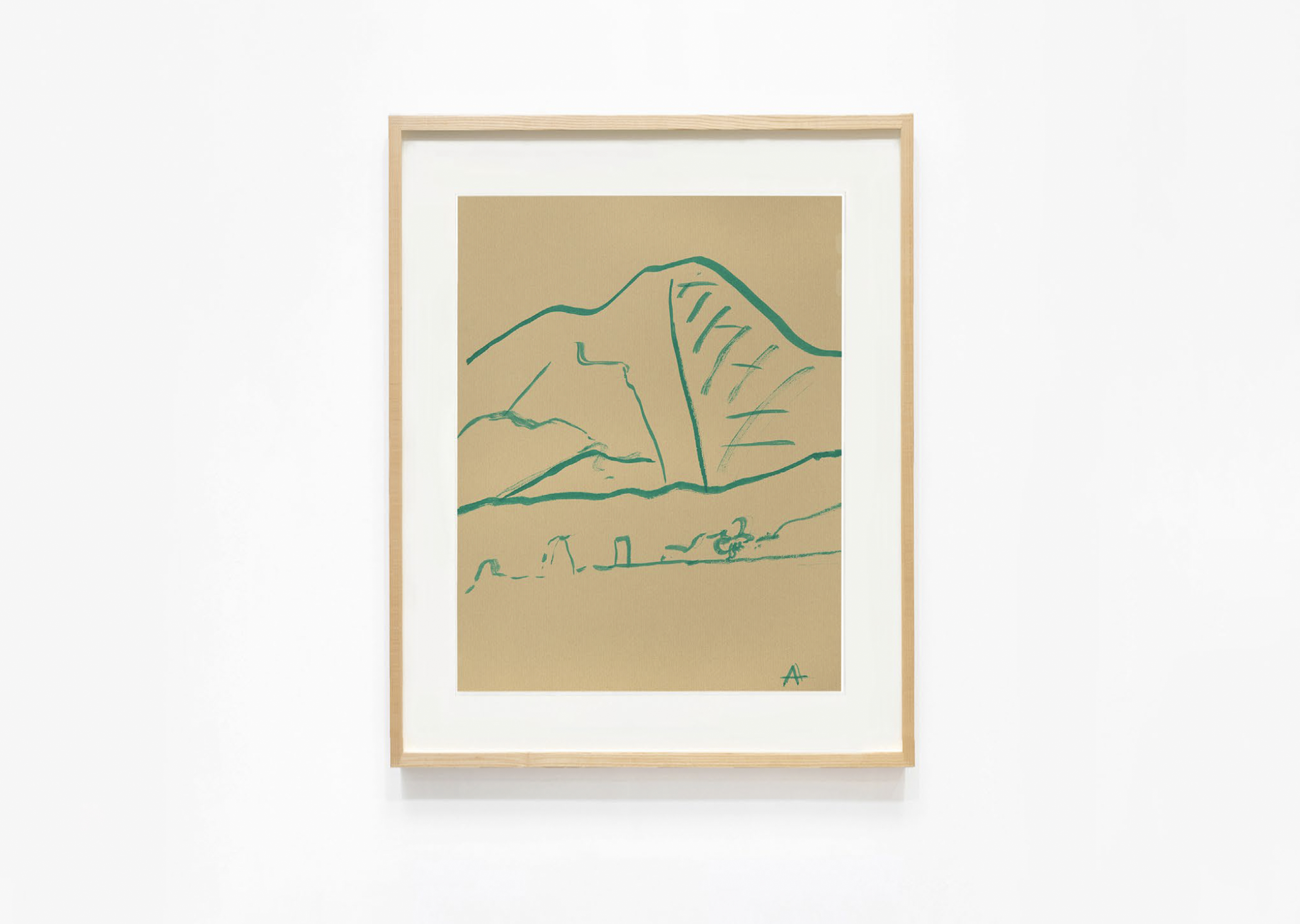 oeuvre Montagne 5 Etel Adnan